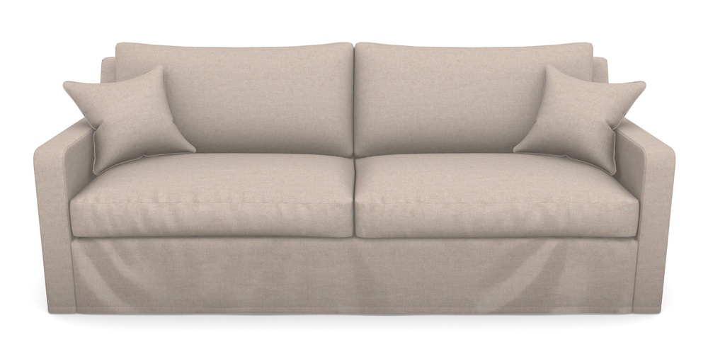 Product photograph of Stopham Sofa Bed 4 Seater Sofa Bed In Easy Clean Plain - Cream from Sofas and Stuff Limited