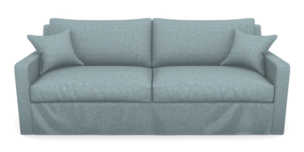 Product photograph of Stopham Sofa Bed 4 Seater Sofa Bed In Easy Clean Plain - Polar from Sofas and Stuff Limited