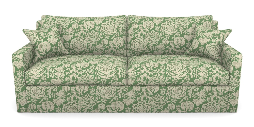 Product photograph of Stopham Sofa Bed 4 Seater Sofa Bed In V A Brompton Collection - Flowering Kale - Basil from Sofas and Stuff Limited