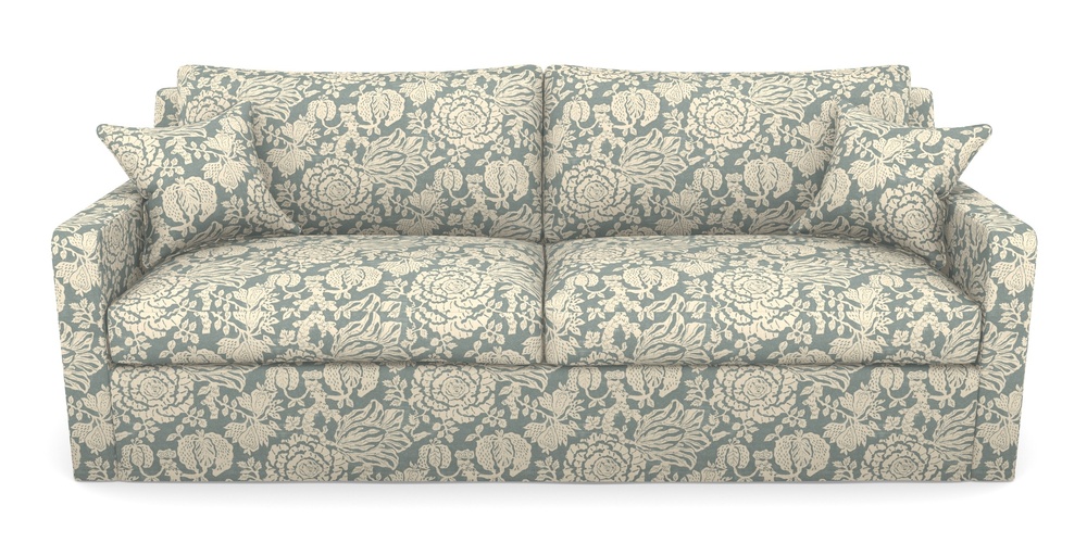 Product photograph of Stopham Sofa Bed 4 Seater Sofa Bed In V A Brompton Collection - Flowering Kale - Pebble from Sofas and Stuff Limited
