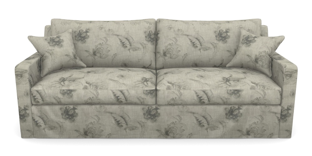 Product photograph of Stopham Sofa Bed 4 Seater Sofa Bed In Floral Linen - Lela Mystery Oat Sepia from Sofas and Stuff Limited