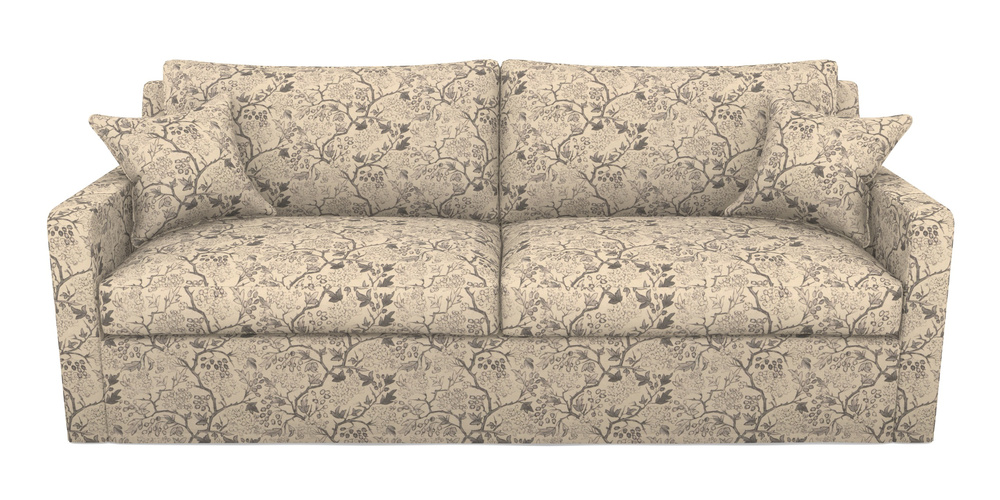 Product photograph of Stopham Sofa Bed 4 Seater Sofa Bed In Rhs Collection - Gertrude Jekyll Linen Cotton Blend - Grey from Sofas and Stuff Limited
