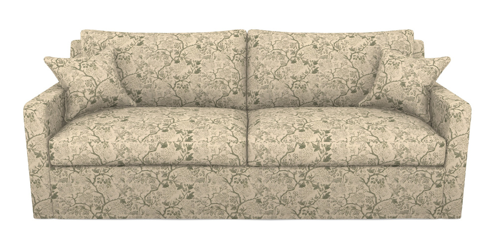Product photograph of Stopham Sofa Bed 4 Seater Sofa Bed In Rhs Collection - Gertrude Jekyll Linen Cotton Blend - Green from Sofas and Stuff Limited