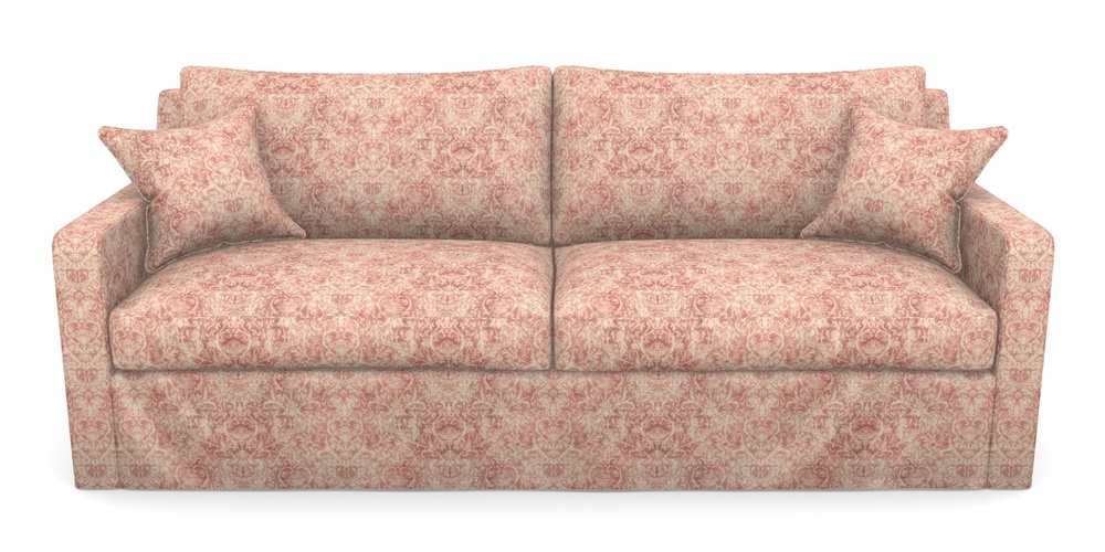 Product photograph of Stopham Sofa Bed 4 Seater Sofa Bed In Grace Linen - Brick from Sofas and Stuff Limited