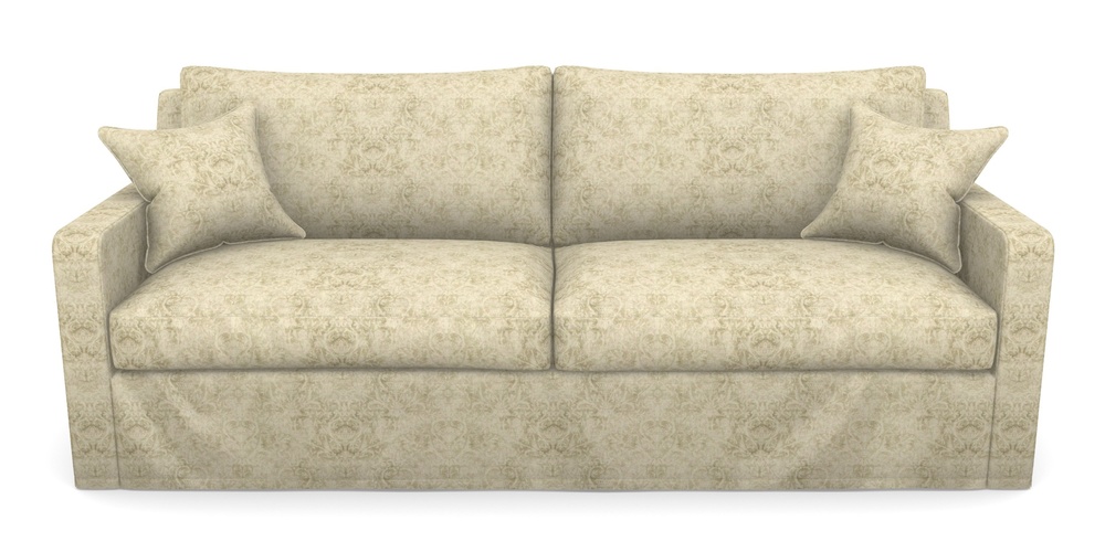 Product photograph of Stopham Sofa Bed 4 Seater Sofa Bed In Grace Linen - Olive from Sofas and Stuff Limited