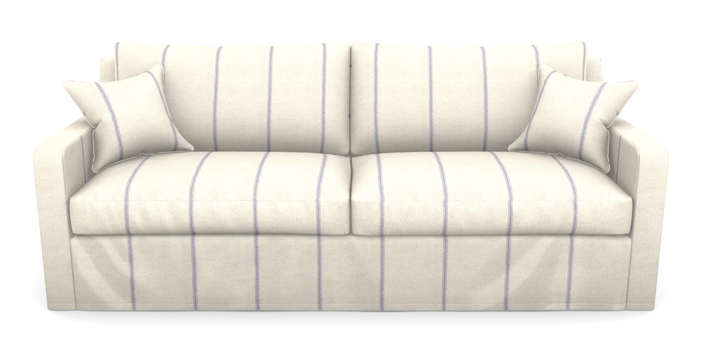 Product photograph of Stopham Sofa Bed 4 Seater Sofa Bed In Grain Sack Stripe - Blue from Sofas and Stuff Limited