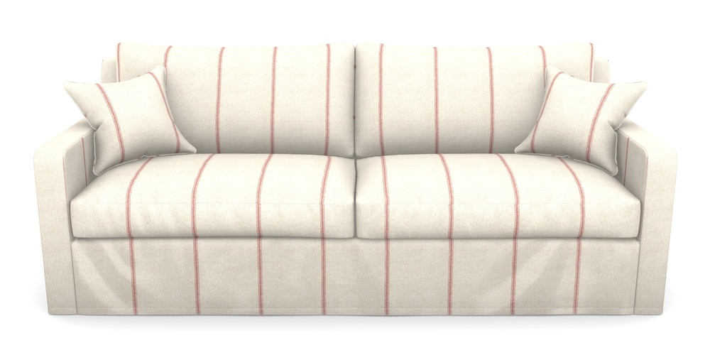 Product photograph of Stopham Sofa Bed 4 Seater Sofa Bed In Grain Sack Stripe - Red from Sofas and Stuff Limited