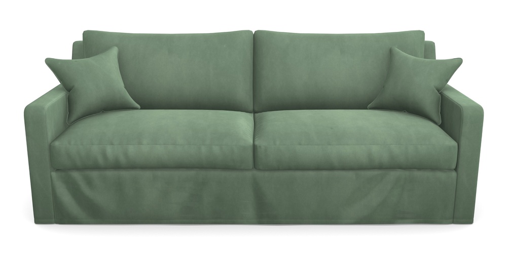 Product photograph of Stopham Sofa Bed 4 Seater Sofa Bed In House Clever Velvet - Celadon from Sofas and Stuff Limited