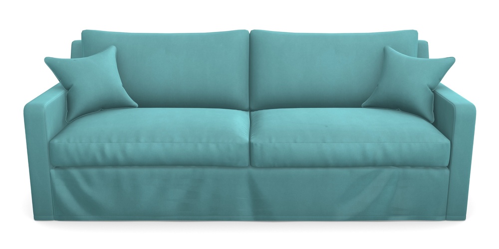 Product photograph of Stopham Sofa Bed 4 Seater Sofa Bed In House Clever Velvet - Duck Egg from Sofas and Stuff Limited