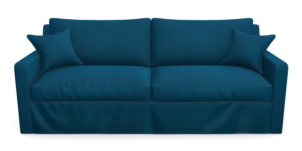 Product photograph of Stopham Sofa Bed 4 Seater Sofa Bed In House Clever Velvet - Ocean from Sofas and Stuff Limited