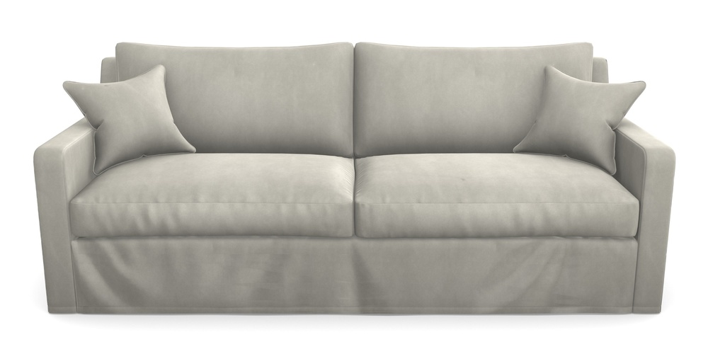 Product photograph of Stopham Sofa Bed 4 Seater Sofa Bed In House Clever Velvet - Stone from Sofas and Stuff Limited