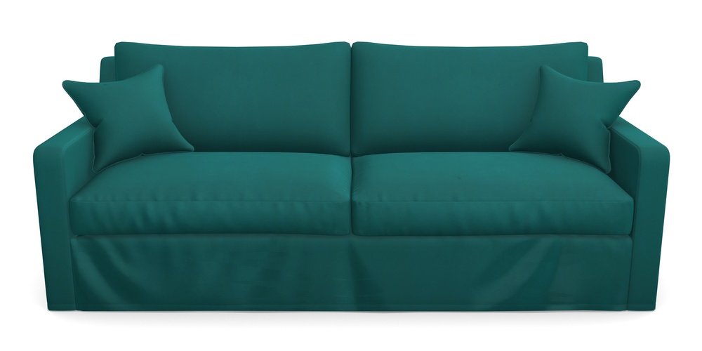 Product photograph of Stopham Sofa Bed 4 Seater Sofa Bed In House Clever Velvet - Teal from Sofas and Stuff Limited