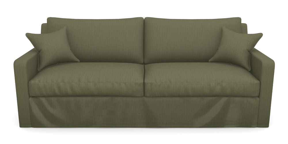 Product photograph of Stopham Sofa Bed 4 Seater Sofa Bed In Herringbone - Army from Sofas and Stuff Limited