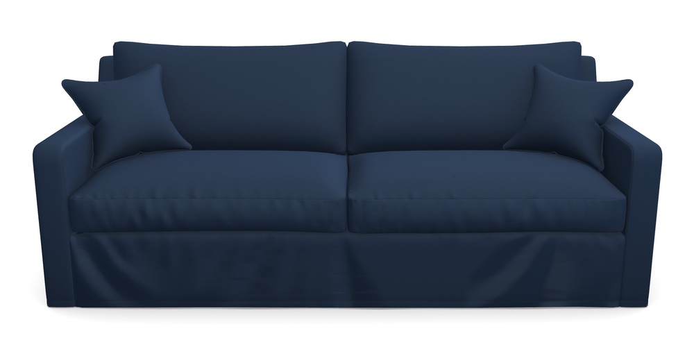 Product photograph of Stopham Sofa Bed 4 Seater Sofa Bed In House Velvet - Indigo from Sofas and Stuff Limited