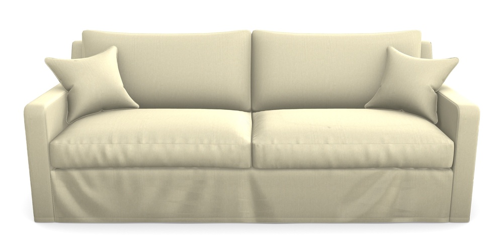 Product photograph of Stopham Sofa Bed 4 Seater Sofa Bed In House Velvet - Latte from Sofas and Stuff Limited
