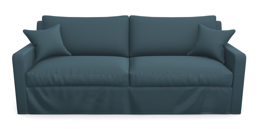 Product photograph of Stopham Sofa Bed 4 Seater Sofa Bed In House Velvet - Petrol from Sofas and Stuff Limited