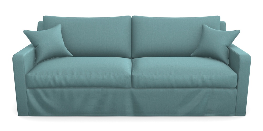 Product photograph of Stopham Sofa Bed 4 Seater Sofa Bed In House Velvet - Wedgewood from Sofas and Stuff Limited