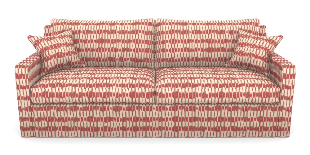 Product photograph of Stopham Sofa Bed 4 Seater Sofa Bed In V A Brompton Collection - Ikat - Chilli from Sofas and Stuff Limited