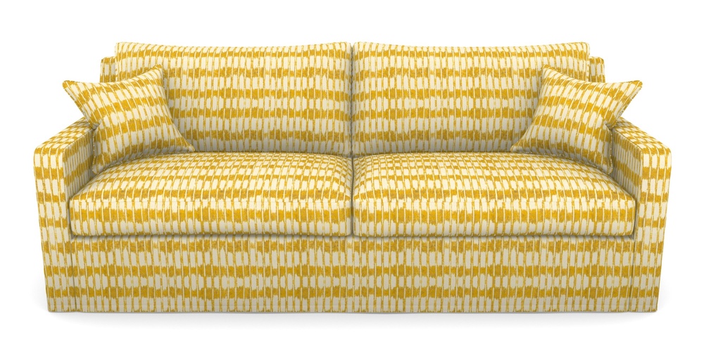 Product photograph of Stopham Sofa Bed 4 Seater Sofa Bed In V A Brompton Collection - Ikat - Corn from Sofas and Stuff Limited