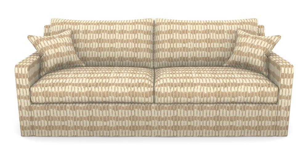 Product photograph of Stopham Sofa Bed 4 Seater Sofa Bed In V A Brompton Collection - Ikat - Assam Tea from Sofas and Stuff Limited