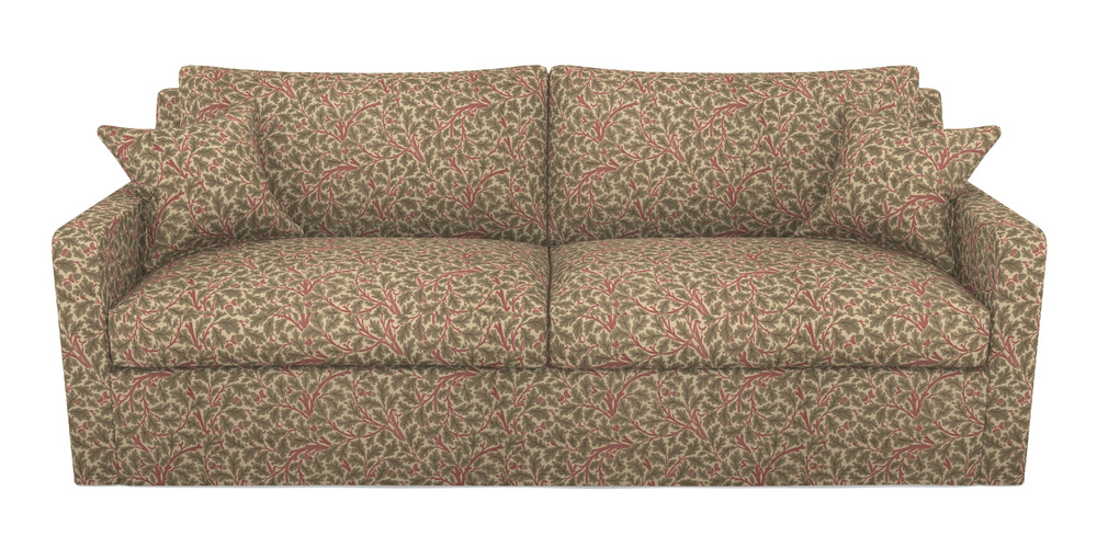 Product photograph of Stopham Sofa Bed 4 Seater Sofa Bed In V A Drawn From Nature Collection - Oak Tree - Red from Sofas and Stuff Limited