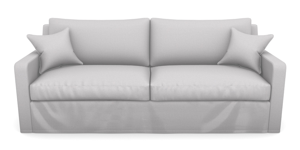 Product photograph of Stopham Sofa Bed 4 Seater Sofa Bed In Plain Linen Cotton - Seal from Sofas and Stuff Limited