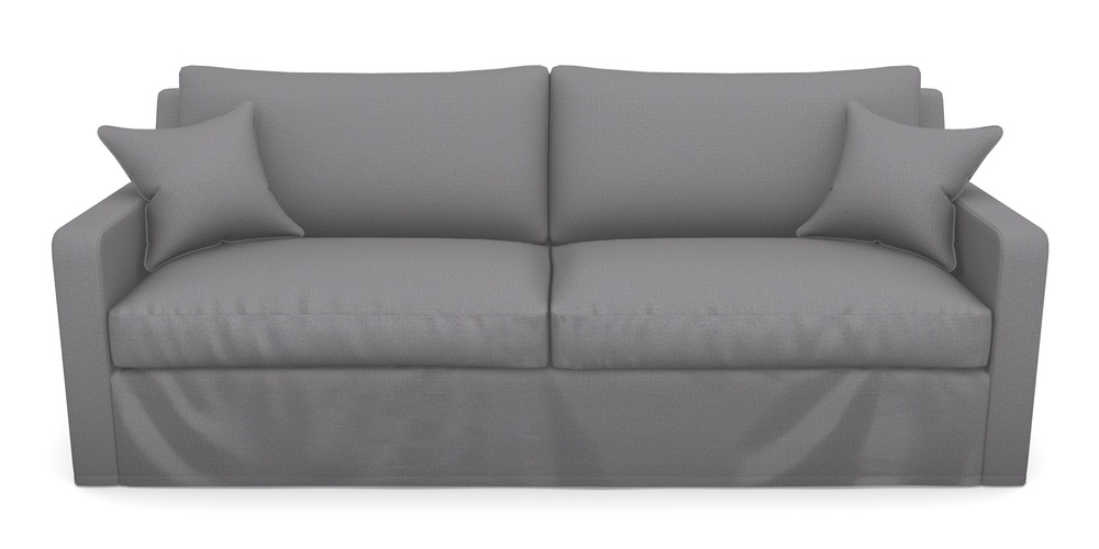 Product photograph of Stopham Sofa Bed 4 Seater Sofa Bed In Plain Linen Cotton - Thor from Sofas and Stuff Limited