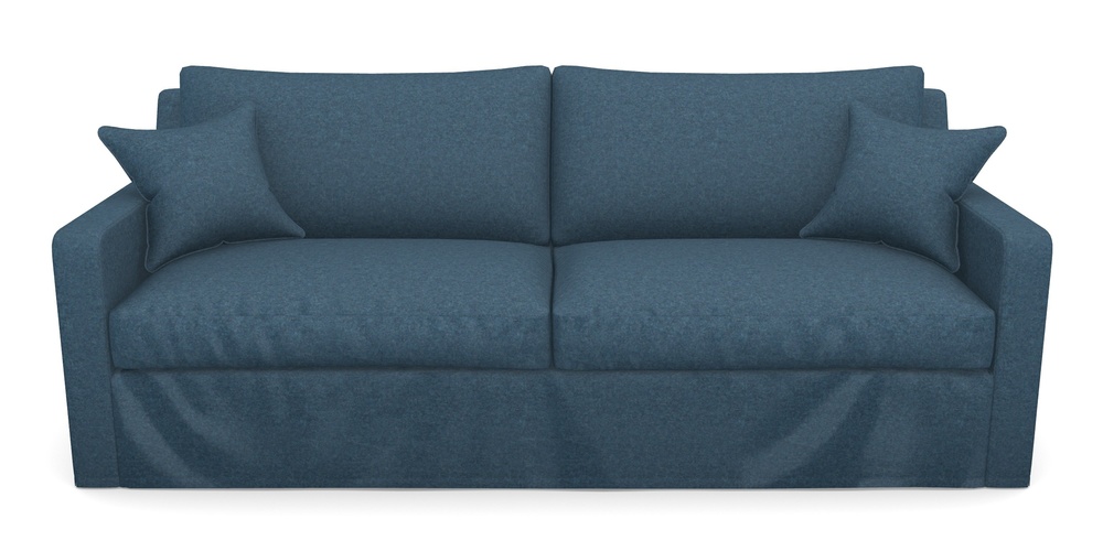 Product photograph of Stopham Sofa Bed 4 Seater Sofa Bed In Soft Wool - Denim from Sofas and Stuff Limited