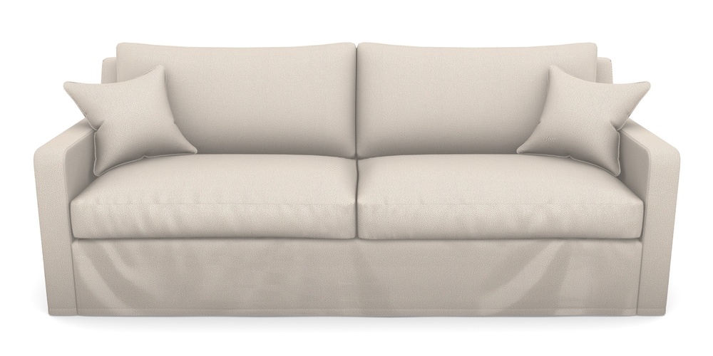 Product photograph of Stopham Sofa Bed 4 Seater Sofa Bed In Two Tone Plain - Biscuit from Sofas and Stuff Limited