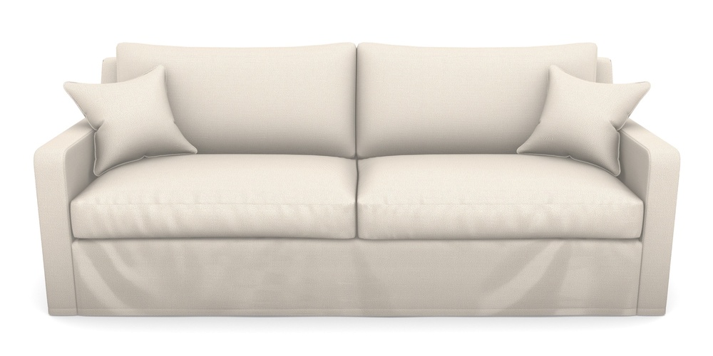Product photograph of Stopham Sofa Bed 4 Seater Sofa Bed In Two Tone Plain - Calico from Sofas and Stuff Limited