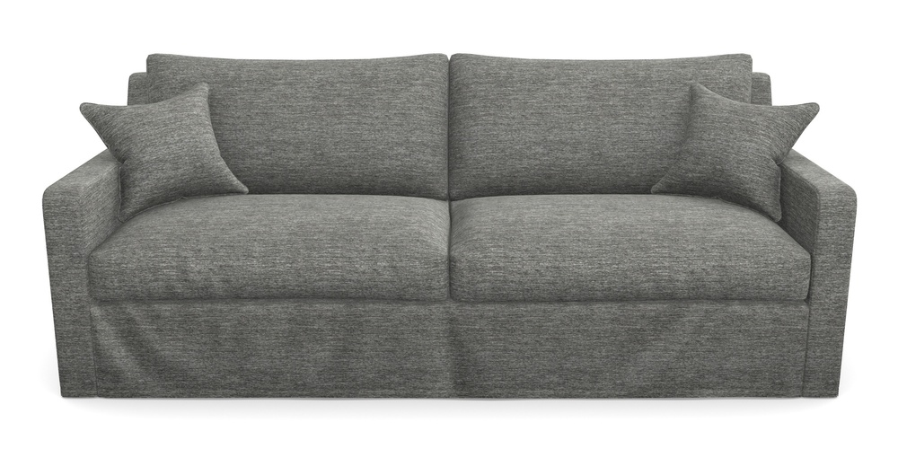 Product photograph of Stopham Sofa Bed 4 Seater Sofa Bed In Textured Velvet - Slate from Sofas and Stuff Limited