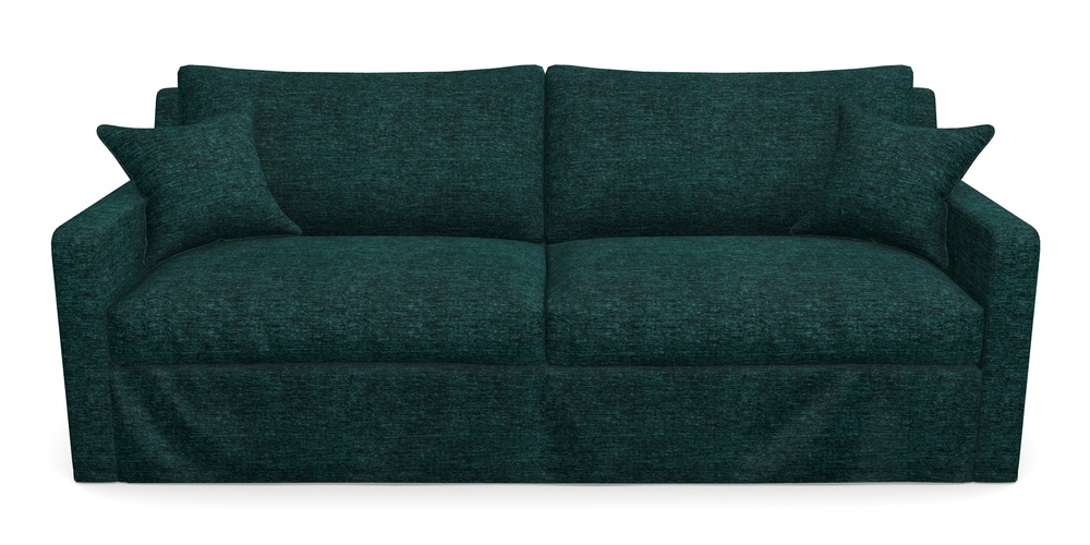 Product photograph of Stopham Sofa Bed 4 Seater Sofa Bed In Textured Velvet - Viridian from Sofas and Stuff Limited