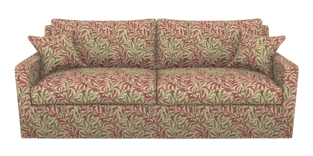 Product photograph of Stopham Sofa Bed 4 Seater Sofa Bed In V A Drawn From Nature - Willow Bough Large - Red from Sofas and Stuff Limited