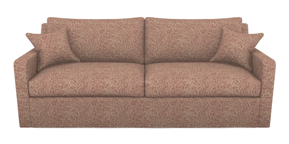 Product photograph of Stopham Sofa Bed 4 Seater Sofa Bed In V A Drawn From Nature Collection - Willow - Red from Sofas and Stuff Limited