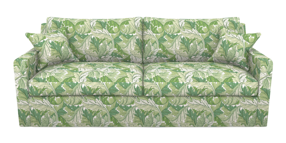Product photograph of Stopham Sofa Bed 4 Seater Sofa Bed In William Morris Collection - Acanthus - Leaf Green from Sofas and Stuff Limited