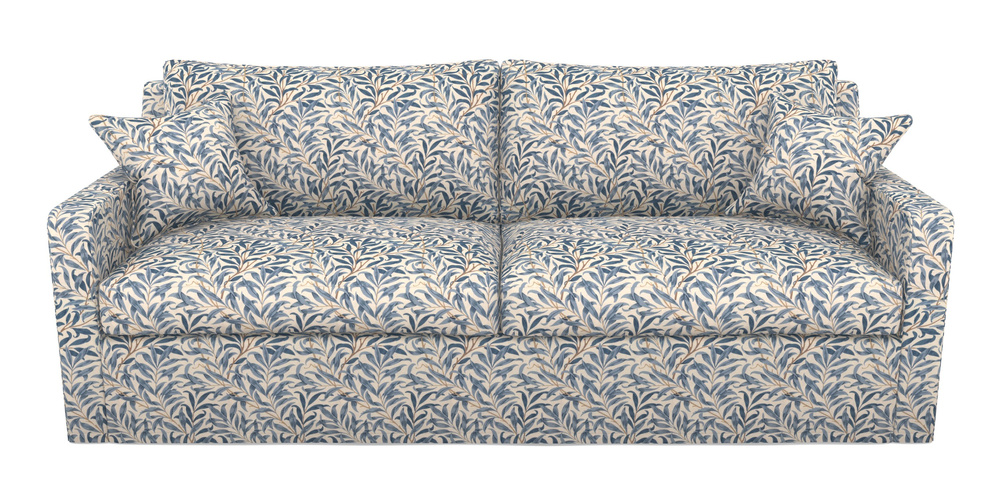 Product photograph of Stopham Sofa Bed 4 Seater Sofa Bed In William Morris Collection - Willow Boughs - Woad from Sofas and Stuff Limited