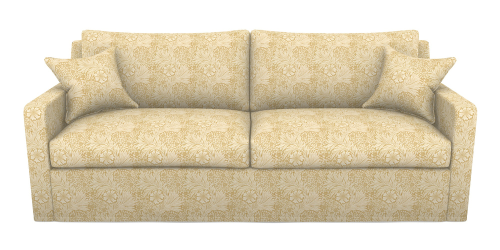 Product photograph of Stopham Sofa Bed 4 Seater Sofa Bed In William Morris Collection - Marigold - Lichen Cowslip from Sofas and Stuff Limited