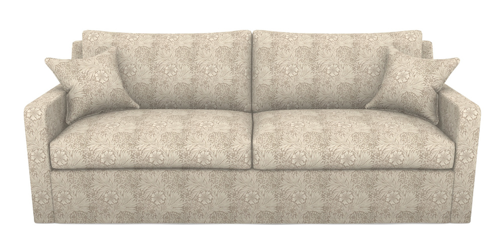 Product photograph of Stopham Sofa Bed 4 Seater Sofa Bed In William Morris Collection - Marigold - Linen Ivory from Sofas and Stuff Limited