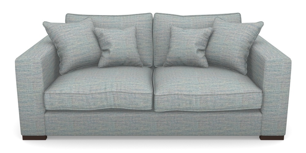Product photograph of Stourhead 3 Seater Sofa In Basket Weave - Blue from Sofas and Stuff Limited