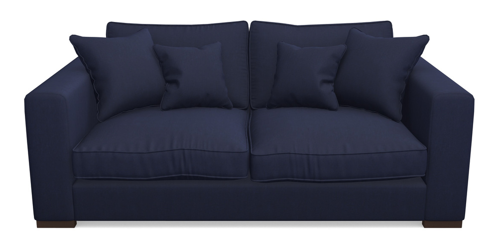 Product photograph of Stourhead 3 Seater Sofa In Clever Tough And Eco Velvet - Indigo from Sofas and Stuff Limited