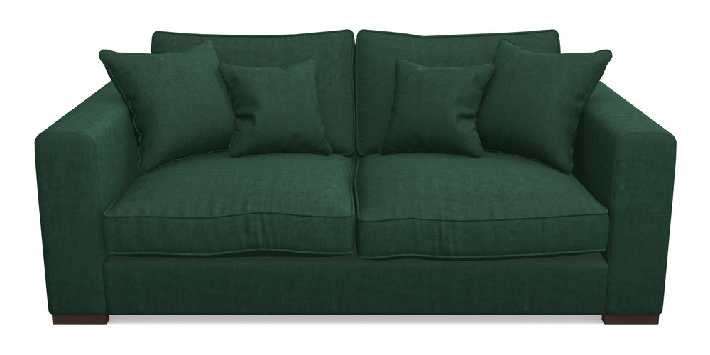 Product photograph of Stourhead 3 Seater Sofa In Clever Tough And Eco Velvet - Pine from Sofas and Stuff Limited