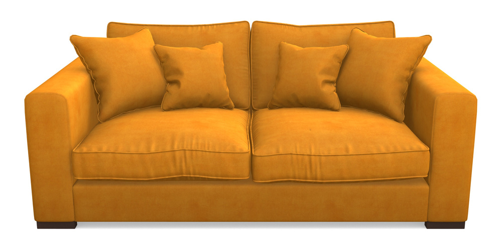 Product photograph of Stourhead 3 Seater Sofa In Clever Tough And Eco Velvet - Spice from Sofas and Stuff Limited