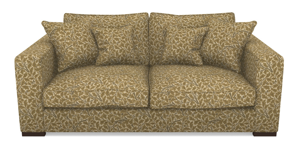 Product photograph of Stourhead 3 Seater Sofa In V A Drawn From Nature Collection - Oak Tree - Gold from Sofas and Stuff Limited