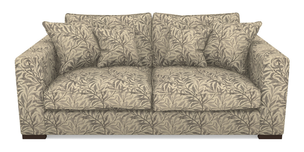 Product photograph of Stourhead 3 Seater Sofa In V A Drawn From Nature - Willow Bough Large - Grey from Sofas and Stuff Limited