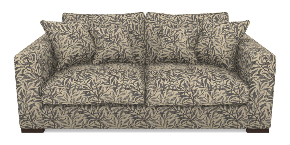 Product photograph of Stourhead 3 Seater Sofa In V A Drawn From Nature - Willow Bough Large - Navy from Sofas and Stuff Limited