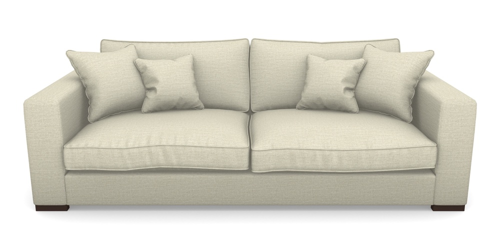 Product photograph of Stourhead 4 Seater Sofa In Antwerp Linen - Natural from Sofas and Stuff Limited