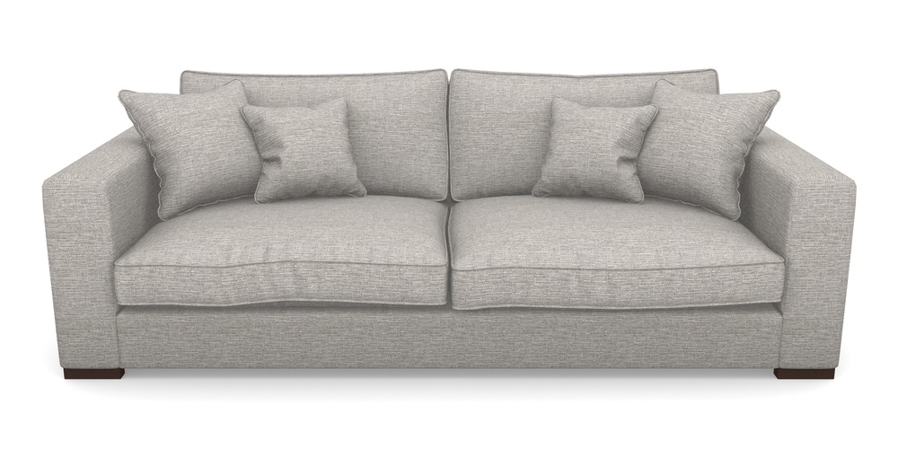 Product photograph of Stourhead 4 Seater Sofa In Aqua Clean Hove - Grey from Sofas and Stuff Limited