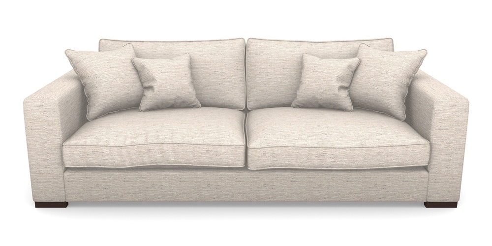 Product photograph of Stourhead 4 Seater Sofa In Aqua Clean Hove - Oatmeal from Sofas and Stuff Limited