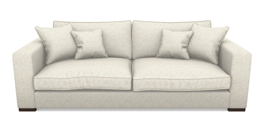Product photograph of Stourhead 4 Seater Sofa In Aqua Clean Oban - Pearl from Sofas and Stuff Limited