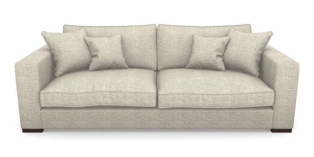 Product photograph of Stourhead 4 Seater Sofa In Aqua Clean Oban - Travertine from Sofas and Stuff Limited